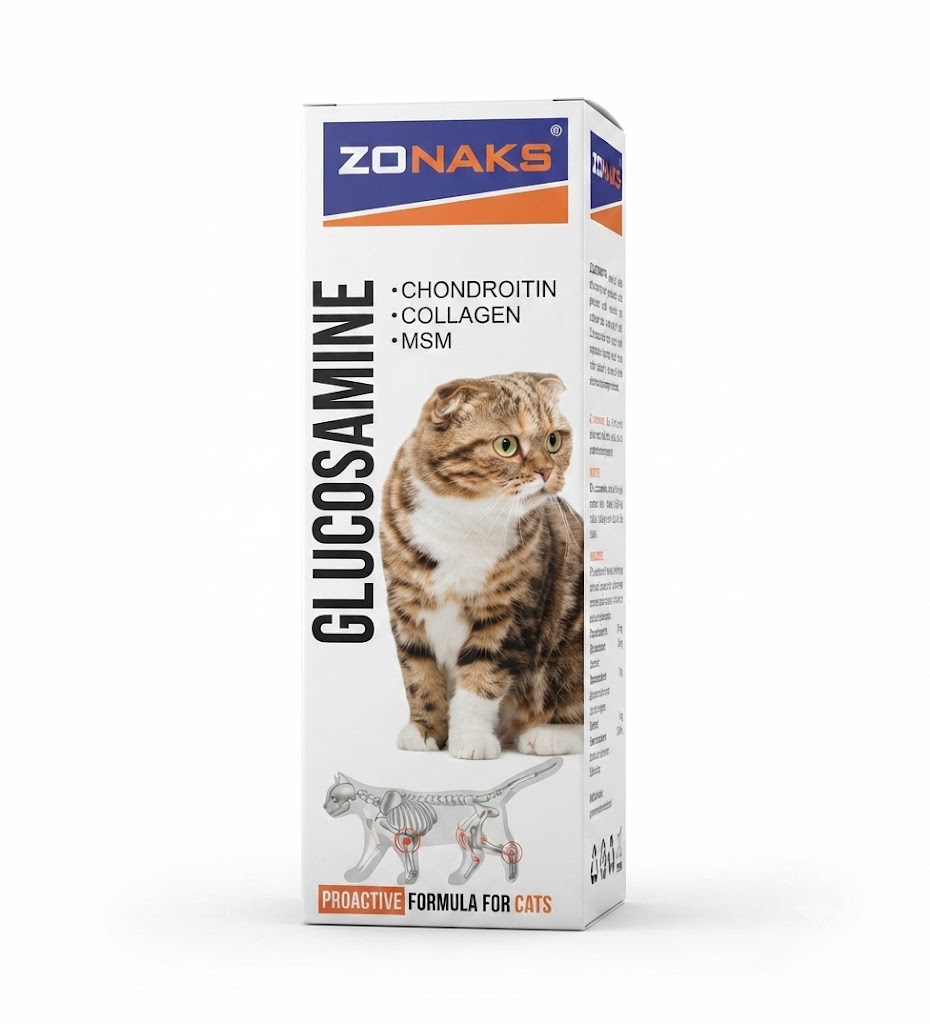 Zonaks Cat  Glucosamine Kedi Eklem ve Kıkırdak Destekleyici 50 ML